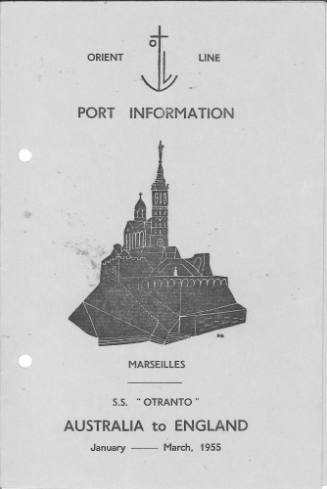 SS OTRANTO Port Information - Marseilles