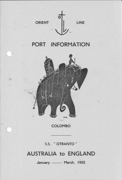 SS OTRANTO Port Information - Colombo