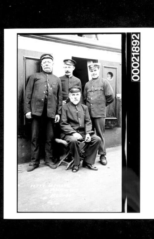 Petty Officers on training ship MEDWAY