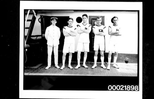 Cadets on board the White Star Line training ship MERSEY