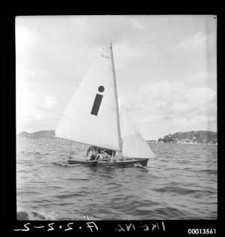 12'VJ skiff IRENE on Pittwater.