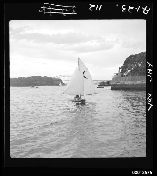 Vee Jay sailing dinghy near Balmain