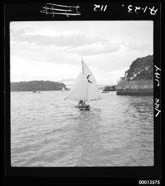 Vee Jay sailing dinghy near Balmain