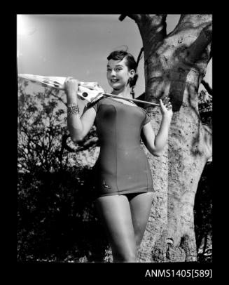 Negative depicting a woman modelling swimwear