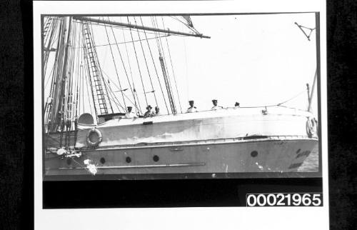 MERSEY under sail in Sydney Harbour