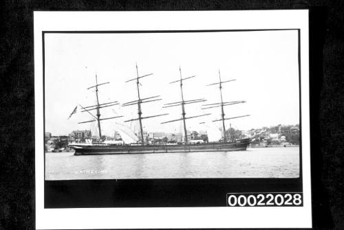 Four-masted fuly rigged ship KATHERINE