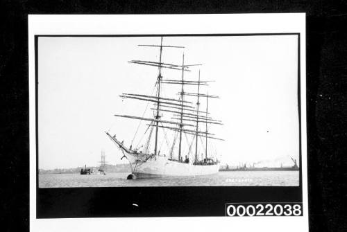 Four-masted barque SPEEDONIA at Newcastle