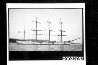 Four-masted barque PORT CALEDONIA