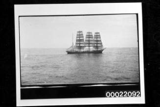 British ships, unidentified four-masted barque