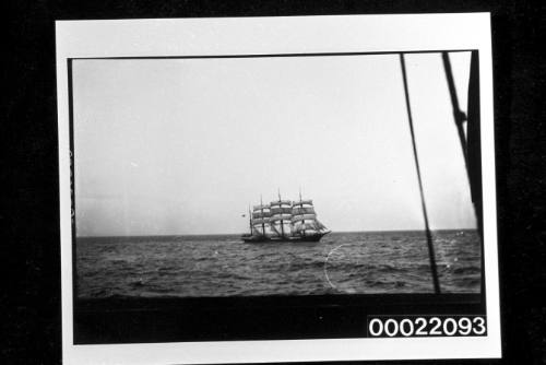 British ships, unidentified four-masted barque