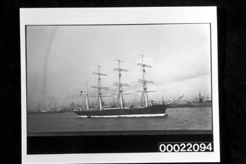 British ships, unidentified four-masted barque