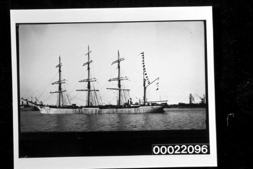 British ships, unidentified four-masted barque