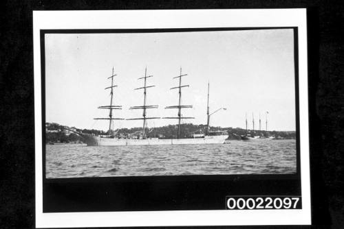 British ships, unidentified four-masted barque