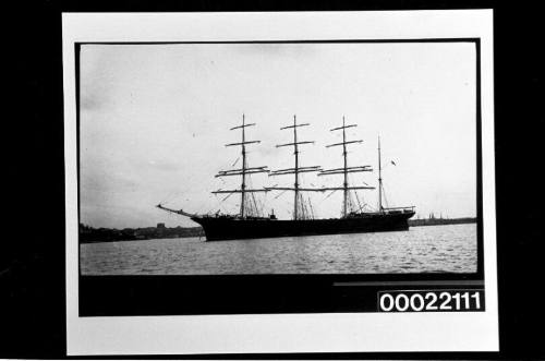 British ships, unidentified four-masted barque