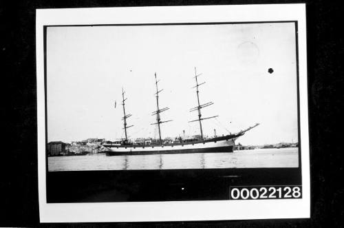 Unidentified three-masted French fully rigged ship