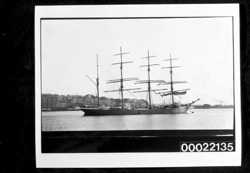 Unidentified four-masted French barque