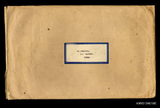 Enveloped addressed to The commander SS EASTERN