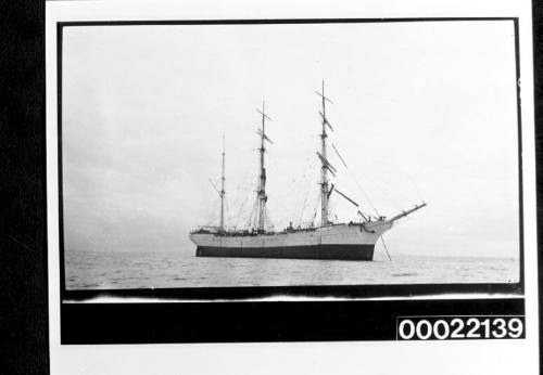 Unidentified four-masted French barque