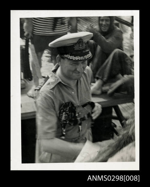 Crossing the Line ceremony on HMAS KANIMBLA