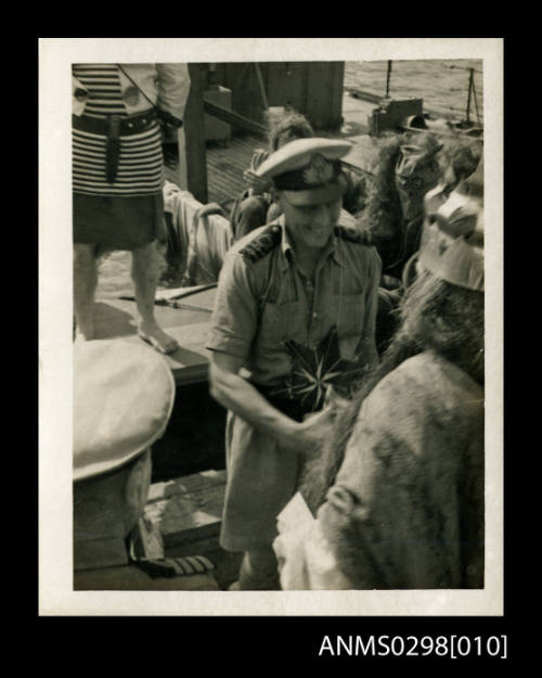 Crossing the Line ceremony on HMAS KANIMBLA