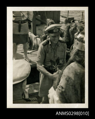 Crossing the Line ceremony on HMAS KANIMBLA