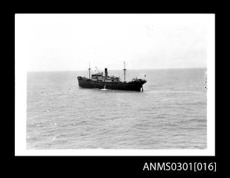 SS CORONA, Norwegian cargo steamship, from HMAS KANIMBLA, April 1940
