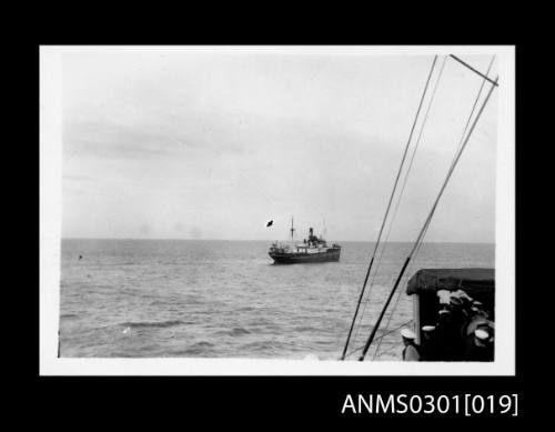 SS HAFTHOR, Norwegian cargo steamship, from HMAS KANIMBLA, April 1940