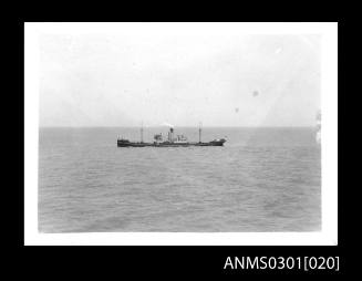 SS TONJER, Norwegian cargo steamship, from HMAS KANIMBLA, April 1940