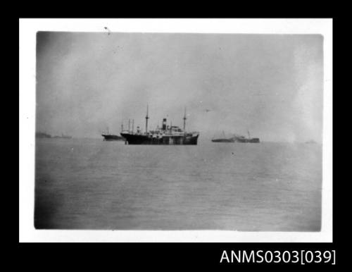 Merchant ships at Bandar Shapur, Iran, after the port's capture in August 1941