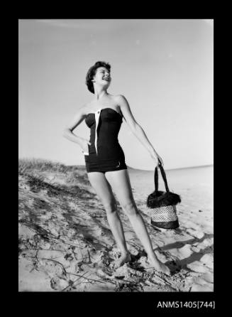 Negative depicting a woman modelling swimwear