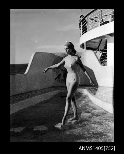 Negative depicting a woman modelling swimwear