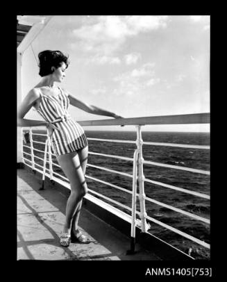 Negative depicting a woman modelling swimwear