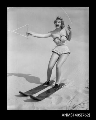 Woman modelling swimwear