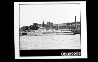 French Destroyer alongside west Circular Quay