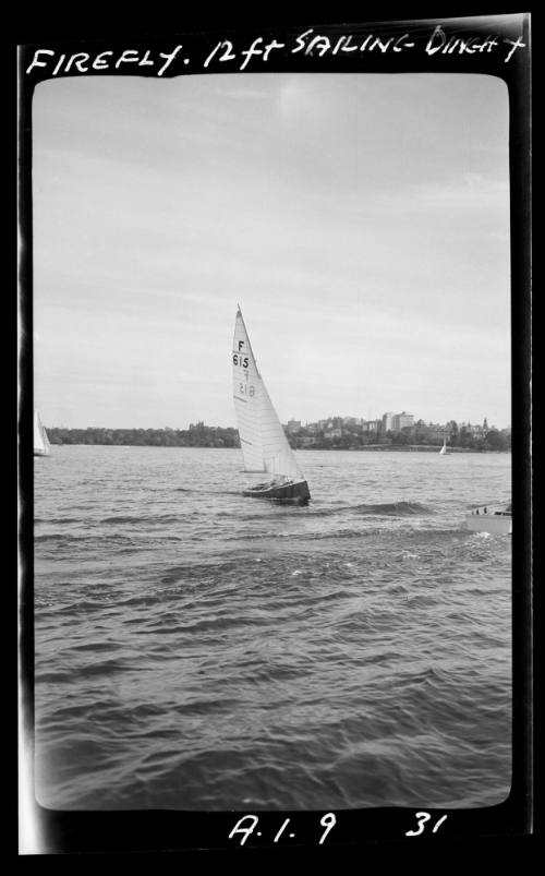 12 foot dinghy FIREFLY on Sydney Harbour