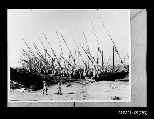 Negative depicting fishing vessel