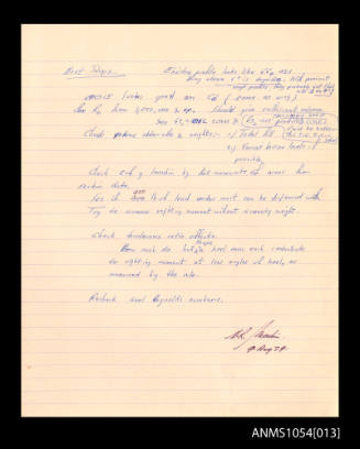 Notes related to the construction of MARTINE