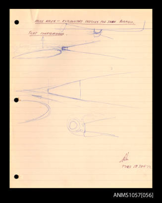 Diagrams by Roy Martin for John Buzaglo, of slot configuration