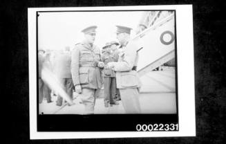 Military troops leaving Sydney