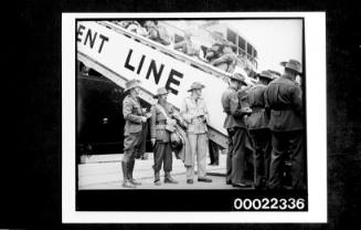 Military troops leaving Sydney