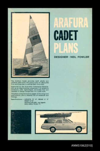 Folder for Arafura Cadet plans, designed by Neil Fowler