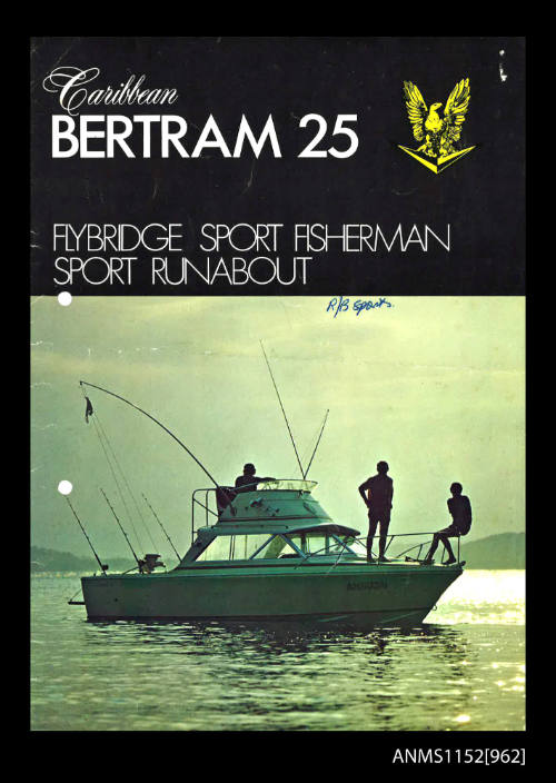 Caribbean Bertram 25 flybridge sport fisherman sport runabout