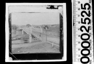 Bridge over a river in a country town, New South Wales