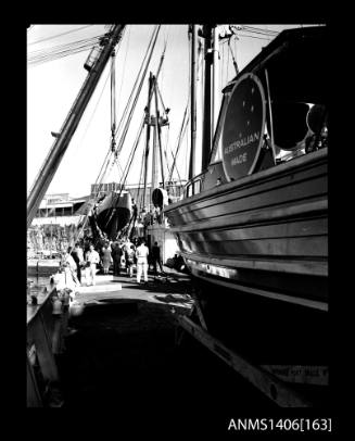 Negative depicting GRETEL being loaded on to CITY OF SYDNEY