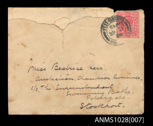 Envelope addressed to Beatrice Kerr