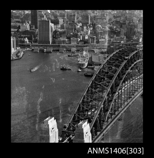 SS ORIANA berthed in Sydney Harbour