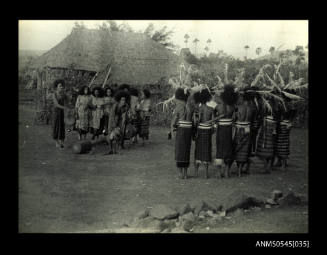 View of a ceremony with dancers