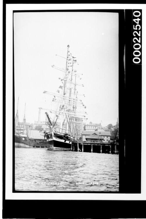 Training Ship PORT JACKSON  Xmas 1910