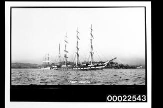 PORT JACKSON training ship anchored in Sydney Harbour