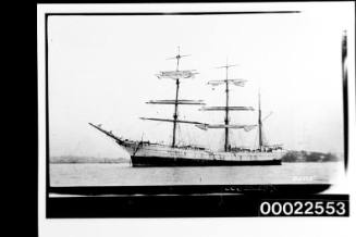 Three-masted barque GUNVOR